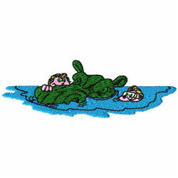 Children And Animals Embroidery Design 5 Children And Animals Embroidery Design 5